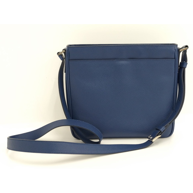 PRADA - PRADA ショルダーバッグ サフィアーノ レザー ブルー PRADA - PRADA ショルダーバッグ サフィアーノ レザー ブルー