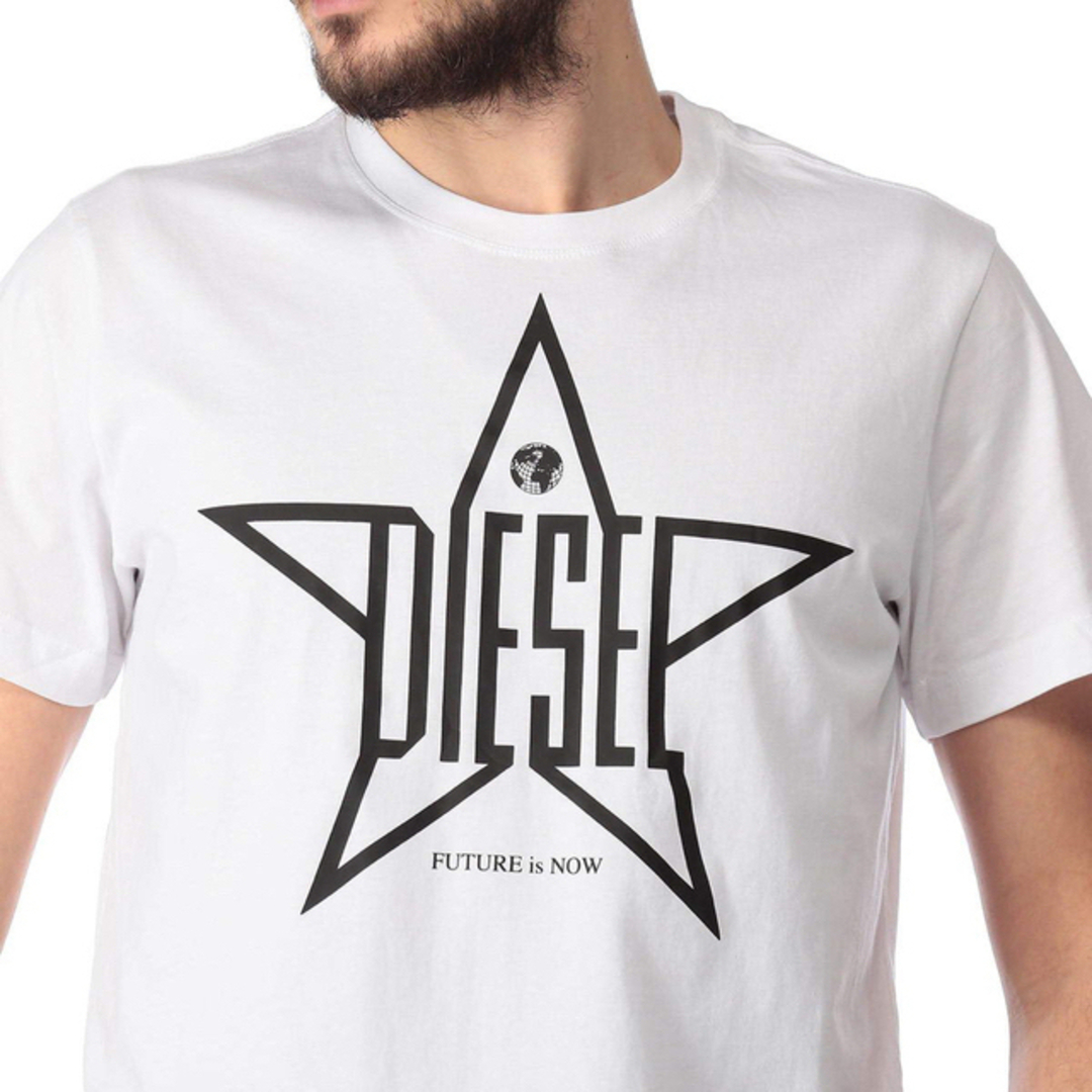 DIESEL(ディーゼル)のDIESEL ディーゼル Tシャツ　おしゃれ　シンプル　格好良い　ホワイト　白 メンズのトップス(Tシャツ/カットソー(半袖/袖なし))の商品写真