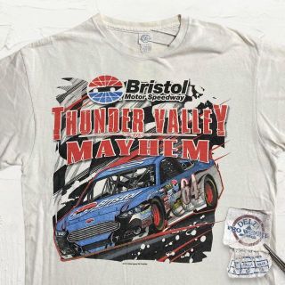 JZS DELTA 白 Bristol モーター　カーレース　メイヘム Tシャツ(Tシャツ/カットソー(半袖/袖なし))