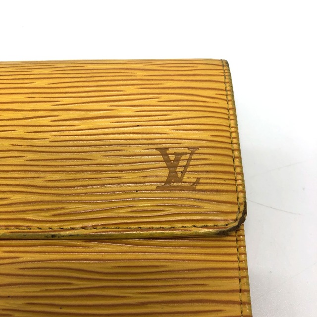 ルイヴィトン LOUIS VUITTON ポルトフォイユ インターナショナル M63389 エピ サイフ/ロングウォレット 長財布 エピレザー  タッシリイエロー パープル