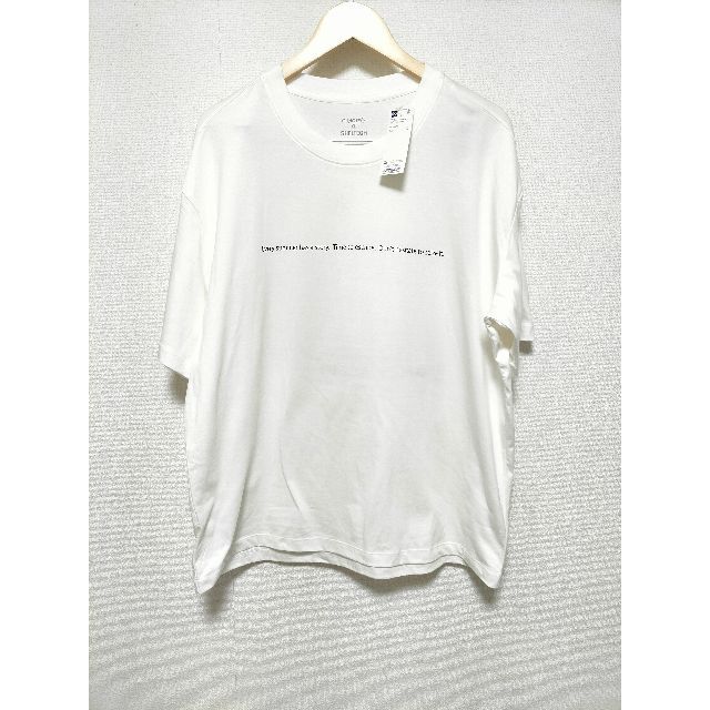 GU(ジーユー)のGU ジーユー シェルテック グラフィックTシャツ 白 XL ユニクロ メンズのトップス(Tシャツ/カットソー(半袖/袖なし))の商品写真