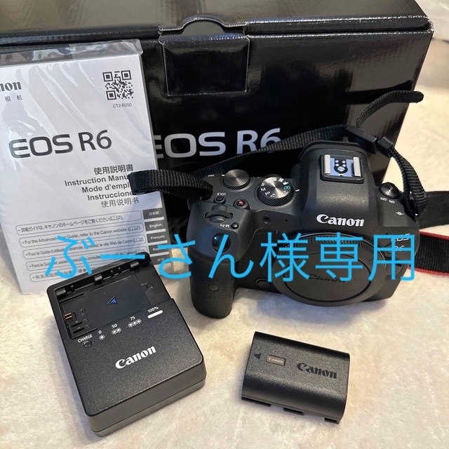 Canon EOS R6 美品 純正バッテリー3個つき