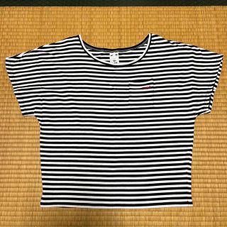 エックスガール(X-girl)の美品　X-girl ボーダー　Tシャツ　サイズ1(Tシャツ(半袖/袖なし))