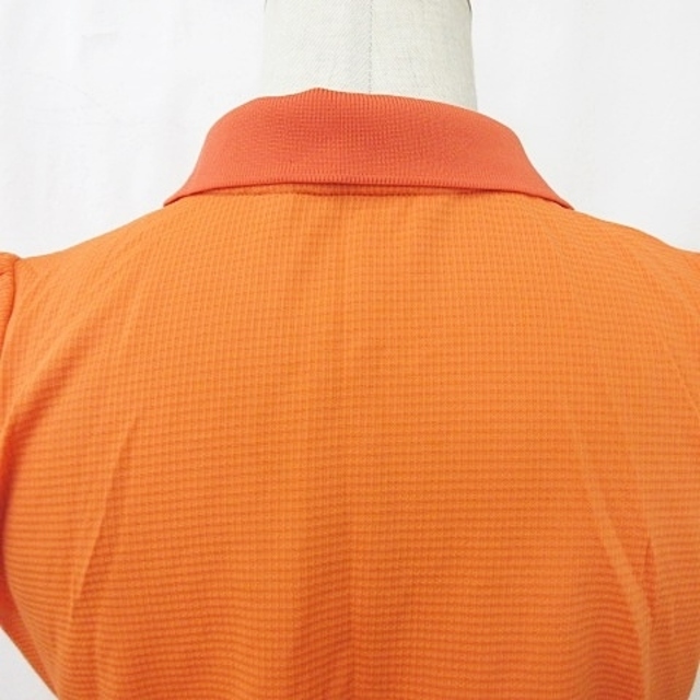 VIVA HEART(ビバハート)のVIVA HEART シャツ 半袖 ロゴ スパンコール 刺繍 オレンジ 40 スポーツ/アウトドアのゴルフ(ウエア)の商品写真