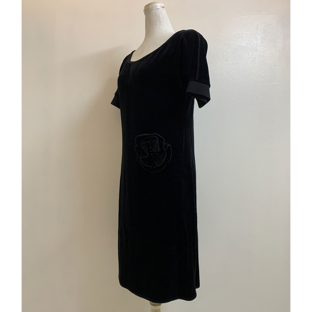 SONIA RYKIEL KARMA BODY&SOUL! ベロアワンピース S 代引き人気 7700円