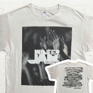 JZN DELTA 白 ウィンタージャム　アメリカ　音楽フェス Tシャツ(Tシャツ/カットソー(半袖/袖なし))