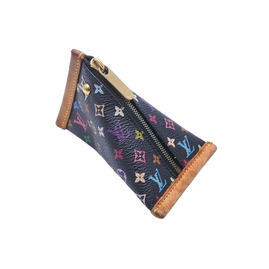 LOUIS VUITTON Monogram Multicolor Berlingo Coin Purse Black M58029