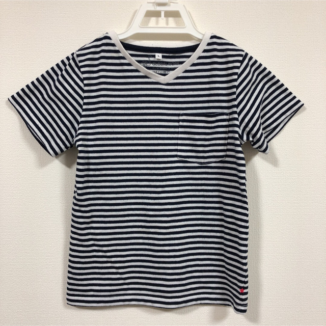 GLOBAL WORK(グローバルワーク)のGLOBAL WORK 男児半袖Tシャツ/110 細ボーダー キッズ/ベビー/マタニティのキッズ服男の子用(90cm~)(Tシャツ/カットソー)の商品写真