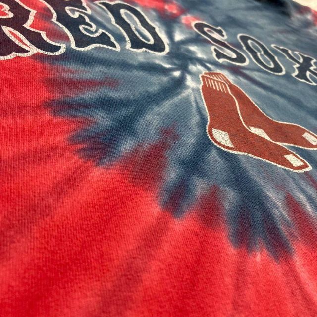 JZK  ビンテージ タイダイ柄　レッドソックス　REDSOX　野球 Tシャツ メンズのトップス(Tシャツ/カットソー(半袖/袖なし))の商品写真