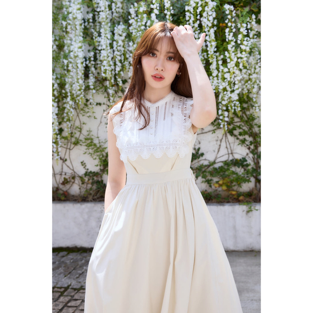 Grace Cotton-Blend Long Dress★her lip to