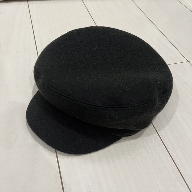 SNIDEL(スナイデル)のsnidel キャスケット　黒 レディースの帽子(キャスケット)の商品写真