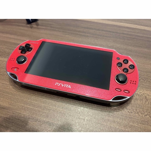 【液晶美品】PlayStationVita Wi-Fi レッド PCH-1000