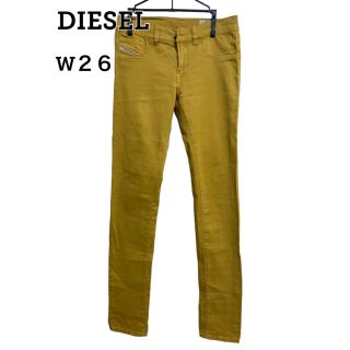 ディーゼル(DIESEL)のDIESEL ストレート デニム パンツ Ｇパン ディーゼル Ｗ26 イエロー(デニム/ジーンズ)