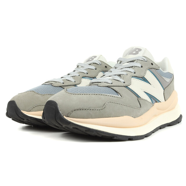 NEW BALANCE ニューバランス M5740 LLG Steel Blue 22SS グレー ブルー サイズ:US9.5 D 27.5cm スニーカー シューズ ブランド 靴 【メンズ】【中古】【美品】