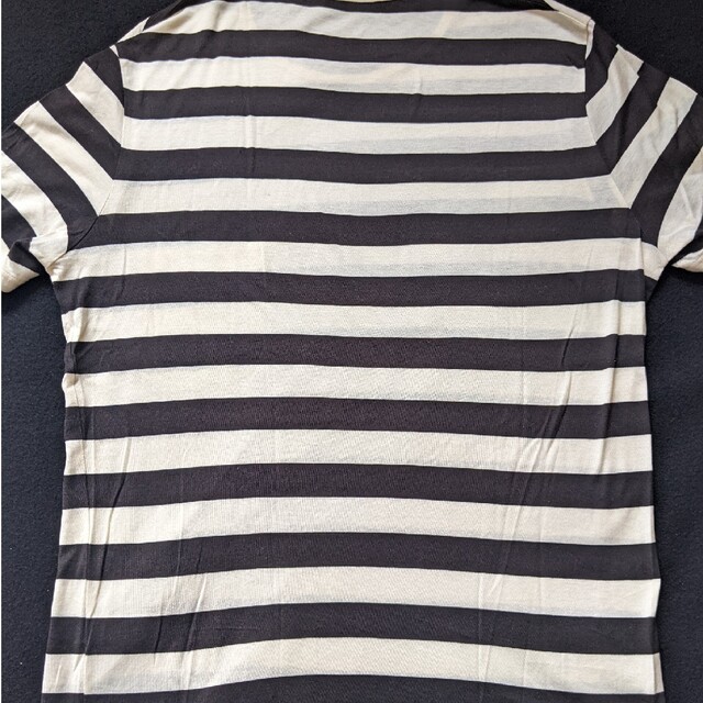 ルイヴィトン 半袖Tシャツ 黒色 白色 ボーダー S LOUIS VUITTON