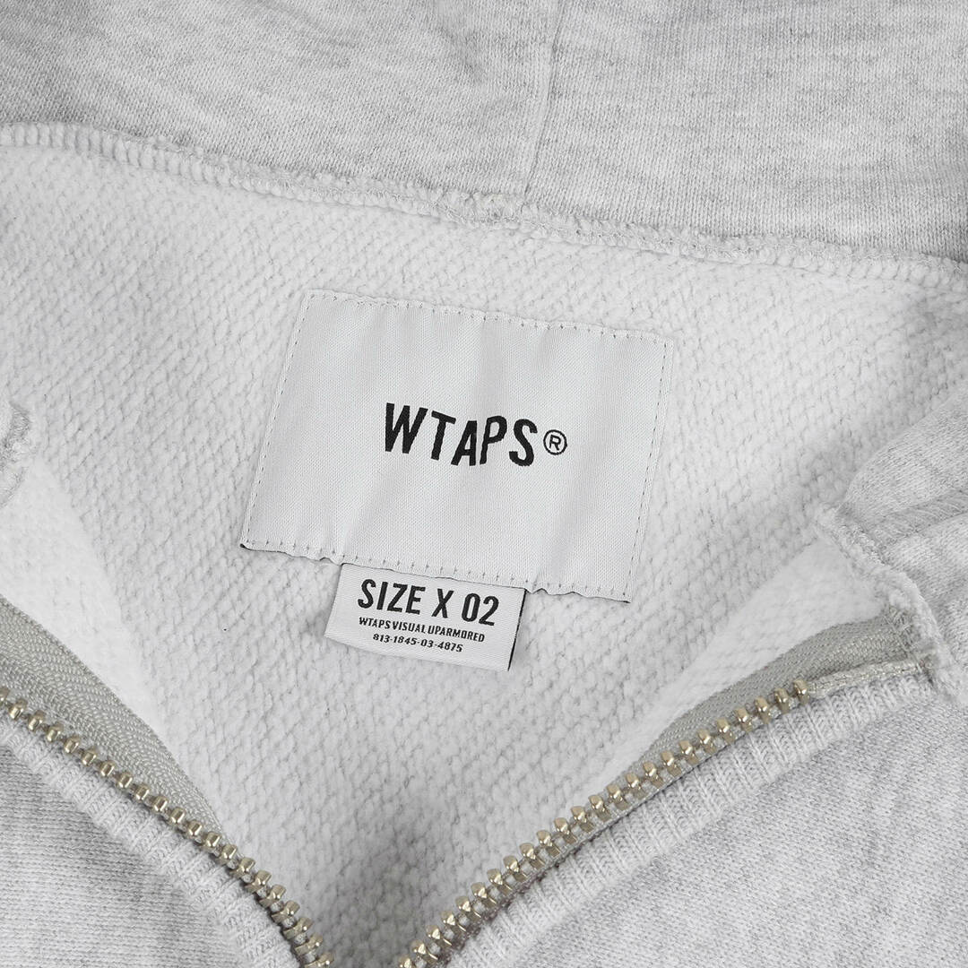 W)taps - WTAPS ダブルタップス パーカー GPSロゴ 刺繍 ハーフジップ