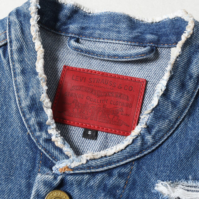 KITH NYC キス ニューヨークシティー ジャケット Levis クラッシュ加工