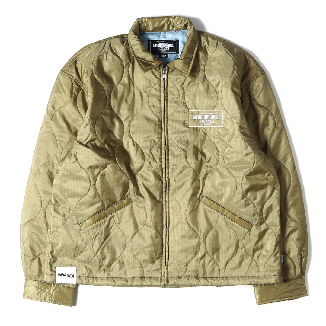 NEIGHBORHOOD ネイバーフッド ジャケット WIND AND SEA ウィンダンシー キルティング スーベニアジャケット SOUVENIR  JACKET 23SS オリーブドラブ M アウター ブルゾン【メンズ】【中古】【美品】 【超特価sale開催】 25823円引き 