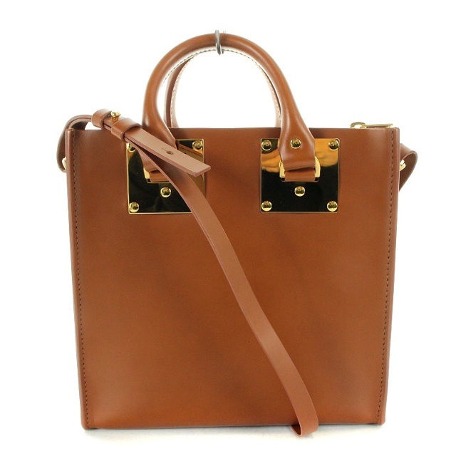 SOPHIE HULME ALBION スクエア レザーショルダーバッグ