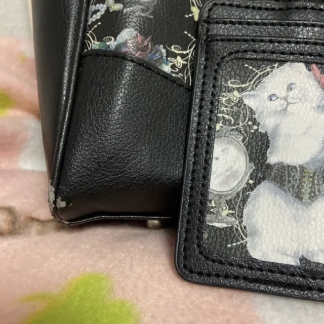axes femme セブリーヌ総柄ボストンバッグ 猫柄