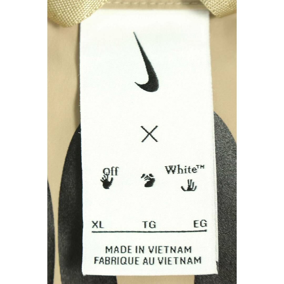 NIKE(ナイキ)のナイキ ×オフホワイト OFF-WHITE  22AW  AS M NRG CL TRACKSUIT DN1705-247 ロゴ刺繍カーゴトラックセットアップスーツ メンズ XL メンズのスーツ(セットアップ)の商品写真