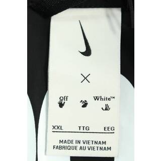 ナイキ ×オフホワイト OFF-WHITE  22AW  AS M NRG CL TRACKSUIT DN1705-010 ロゴ刺繍カーゴトラックセットアップスーツ メンズ XL
