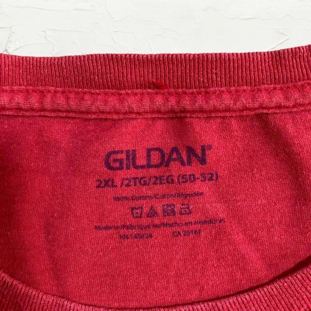 JXJ GILDAN ビンテージ   赤 bjork　ビョーク　バンド Tシャツ メンズのトップス(Tシャツ/カットソー(半袖/袖なし))の商品写真