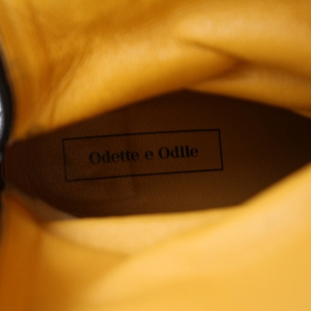 Odette e Odile(オデットエオディール)のオデットエオディール アローズ ロングブーツ レザー 23.5cm 黒 レディースの靴/シューズ(ブーツ)の商品写真