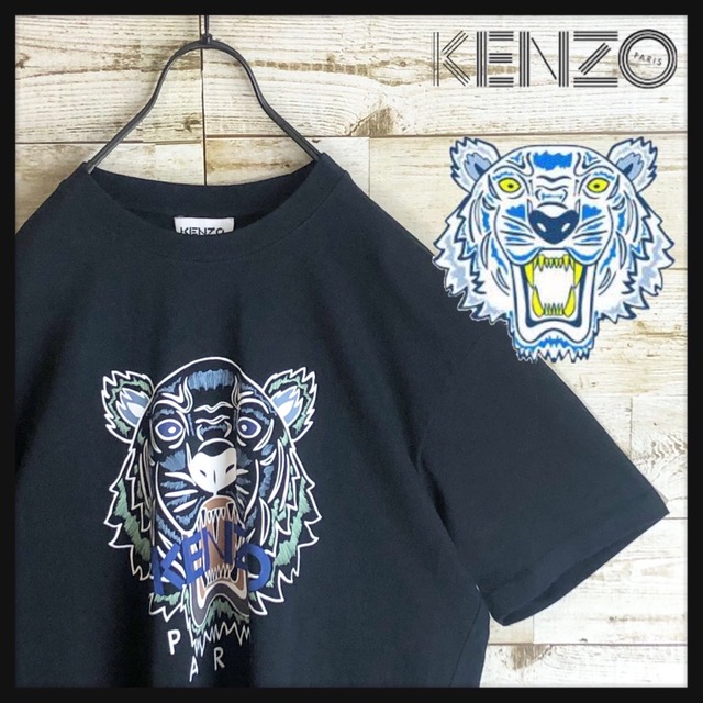 KENZO ケンゾー tシャツ ビックタイガーロゴ入りトップス