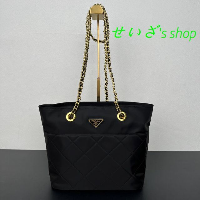 メカニカル 美品✨PRADA プラダ キルティング チェーン ショルダー