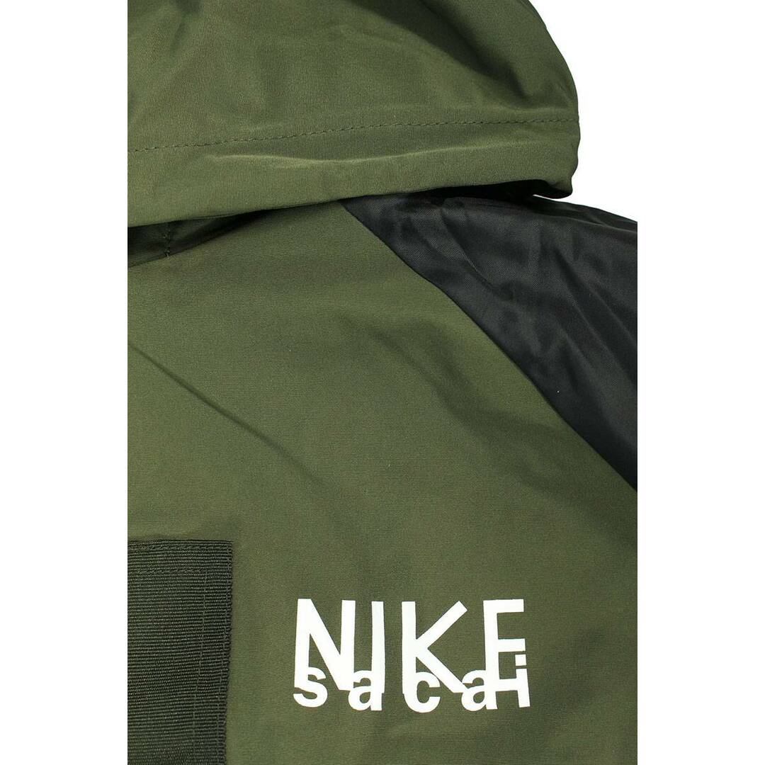 NIKE(ナイキ)のナイキ ×サカイ Sacai  Full zip HD jacket DQ9049-325 ロゴプリントナイロンブルゾン  レディース XL レディースのジャケット/アウター(ブルゾン)の商品写真