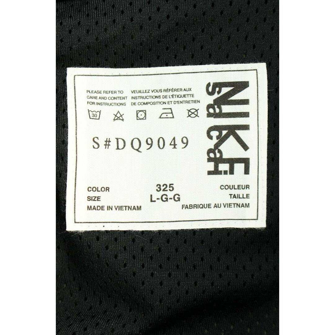 ナイキ ×サカイ Sacai  Full zip HD jacket DQ9049-325 ロゴプリントナイロンブルゾン レディース L