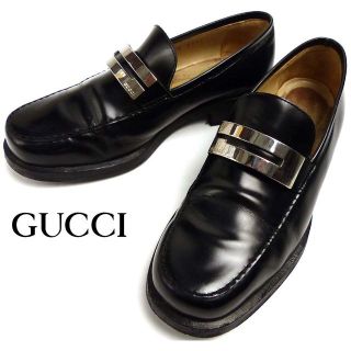 グッチ(Gucci)のイタリア製 GUCCI / グッチ レザーローファー 35 1/2C(ローファー/革靴)