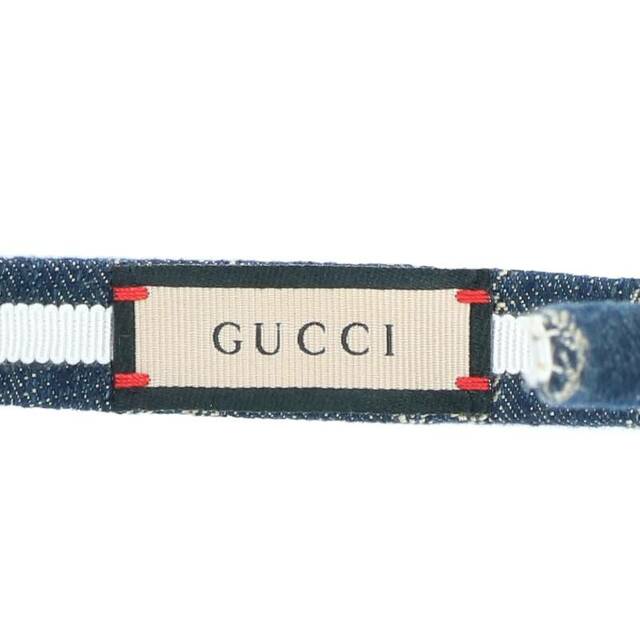 Gucci(グッチ)のグッチ  652835 3HAAH エコウォッシュドデニムヘアバンド/カチューシャ レディース 57 レディースのヘアアクセサリー(カチューシャ)の商品写真