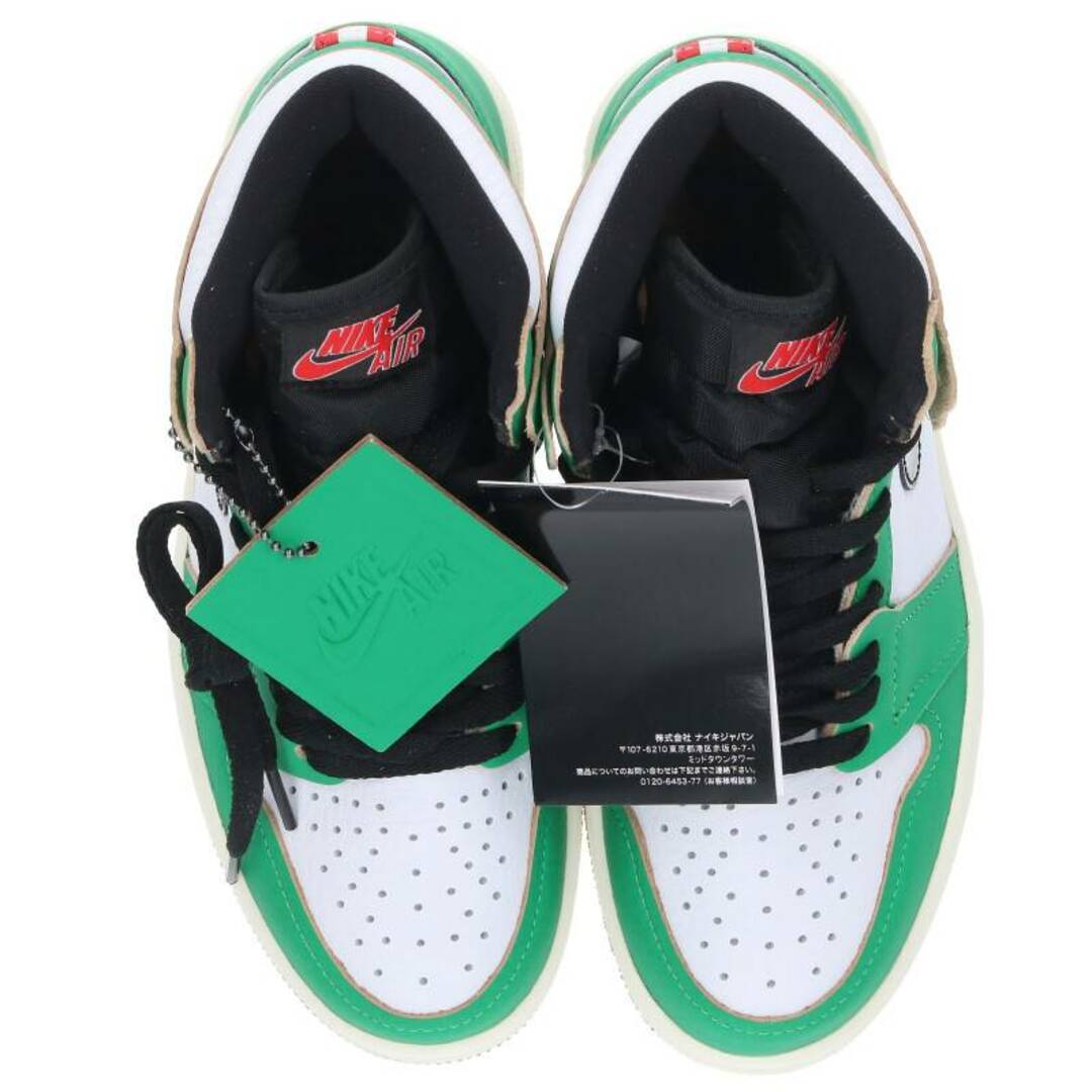 ナイキ  WMNS AIR JORDAN 1 HIGH OG LUCKY GREEN DB4612-300 ウィメンズエアジョーダン1ハイラッキーグリーンスニーカー  レディース 22.5cm 5