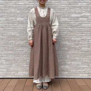 サマンサモスモス エプロン マキシワンピース/ロングワンピース
