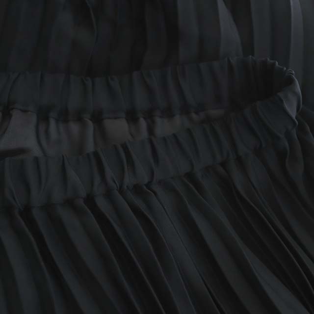 IENA(イエナ)のイエナ アコーディオンプリーツスカート ロング 36 黒 ブラック /HK レディースのスカート(ロングスカート)の商品写真
