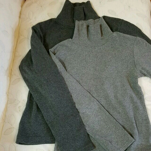 UNIQLO(ユニクロ)のShell67様専用　UNIQLO&GAP　ハイネックシャツ キッズ/ベビー/マタニティのキッズ服男の子用(90cm~)(Tシャツ/カットソー)の商品写真