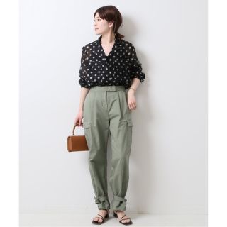 スピックアンドスパン(Spick & Span)の【kaomi様専用】Spick and Span シアードットサファリ シャツ(シャツ/ブラウス(長袖/七分))