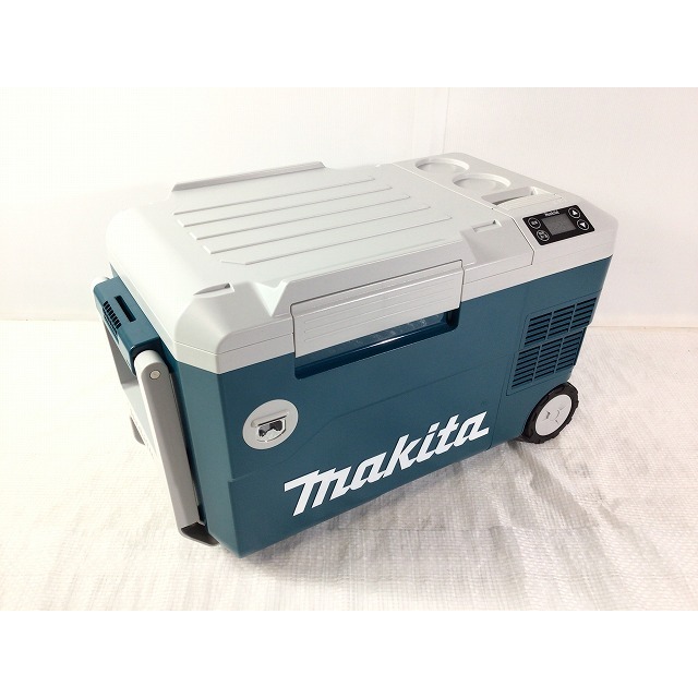 ☆未使用品☆makita マキタ 18V 20L 充電式保冷温庫 CW180DZ 本体+12V/24V対応シガーソケット+ACアダプタ付き クーラーボックス 70536