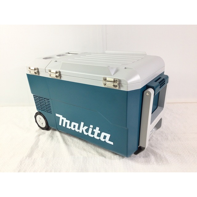 ☆未使用品☆makita マキタ 18V 20L 充電式保冷温庫 CW180DZ 本体+12V/24V対応シガーソケット+ACアダプタ付き クーラーボックス 70536