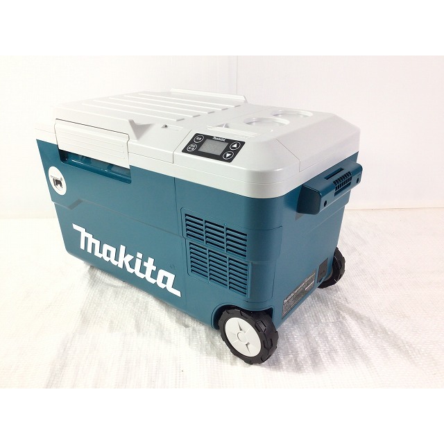 ☆未使用品☆makita マキタ 18V 20L 充電式保冷温庫 CW180DZ 本体+12V/24V対応シガーソケット+ACアダプタ付き クーラーボックス 70536