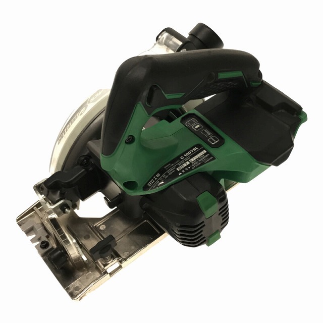 ☆美品☆HITACHI 日立工機 125mm コードレス集じん丸のこ C18DYBL 本体+ソフトケース 切断 大工 69848