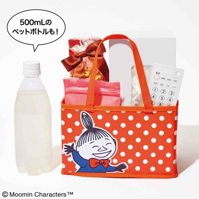 Little Me(リトルミー)のSweet 3月号 付録 MOOMIN リトルミイのインテリアバッグ インテリア/住まい/日用品のキッチン/食器(収納/キッチン雑貨)の商品写真