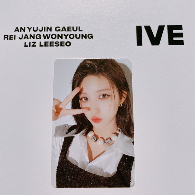IVE(アイヴ)のIVE I’VE I AM ガウル ver1 CD封入トレカ エンタメ/ホビーのタレントグッズ(アイドルグッズ)の商品写真