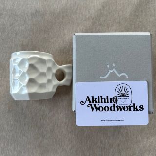 スノーピーク(Snow Peak)の新品 AKIHIRO WOODWORKS JINCUP CERAMICS 白 M(食器)