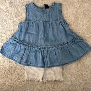 ベビーギャップ(babyGAP)のベビーギャップ デニムワンピース チュニック(ワンピース)