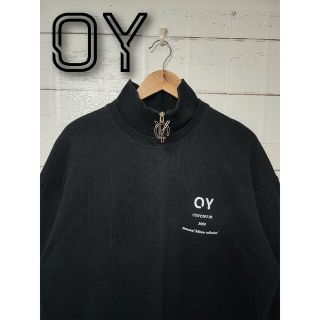 贈り物 美品 OY オーワイロゴスウェット ジップトップス スウェット