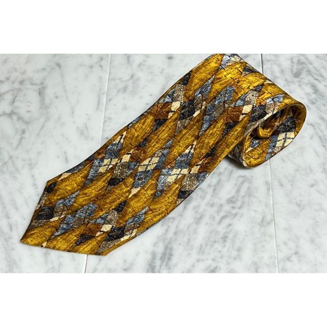 エルメネジルドゼニア イエロー系 総柄 - 通販 - gofukuyasan.com