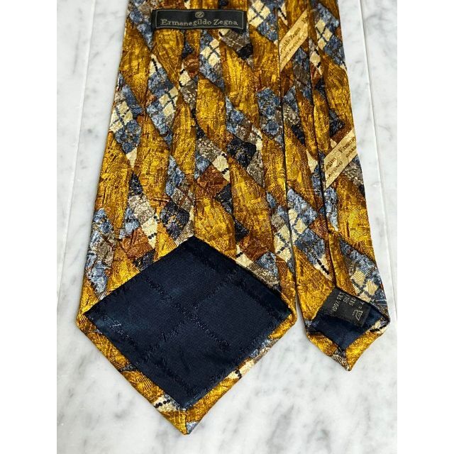 エルメネジルドゼニア イエロー系 総柄 - 通販 - gofukuyasan.com